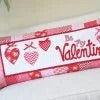Be my Valentines Bench Pillow Embroidery CD