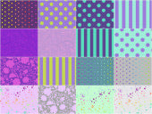 Tula Pink's True Colors Peacock Fat Quarter Bundle