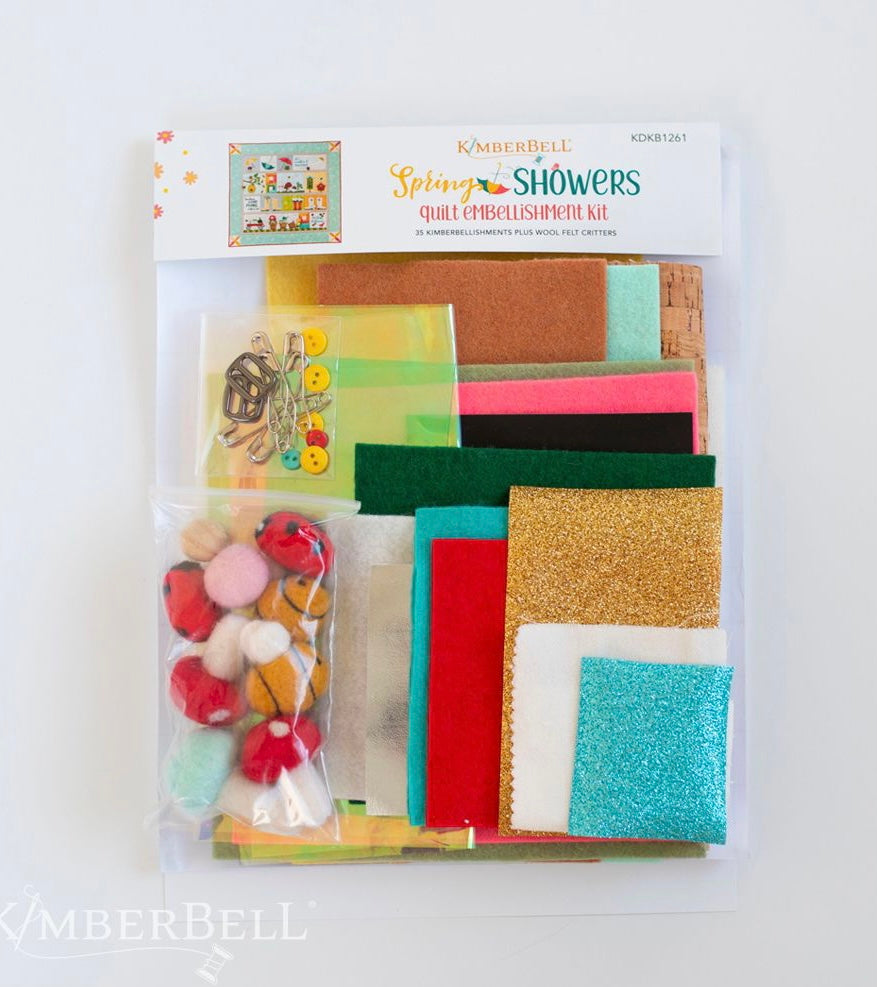 Spring Showers Embellishment kit