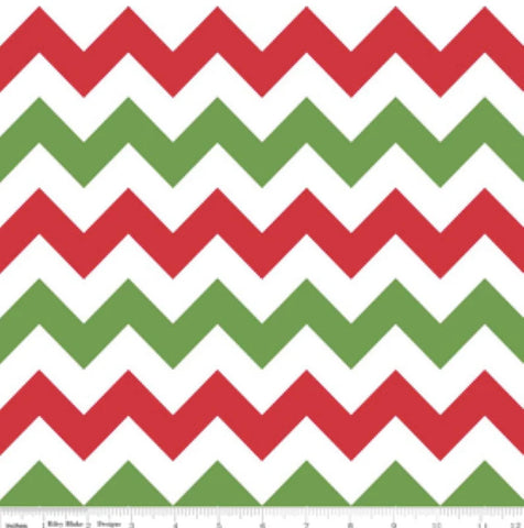Chevron Fabric - Christmas Chevron Fabric
